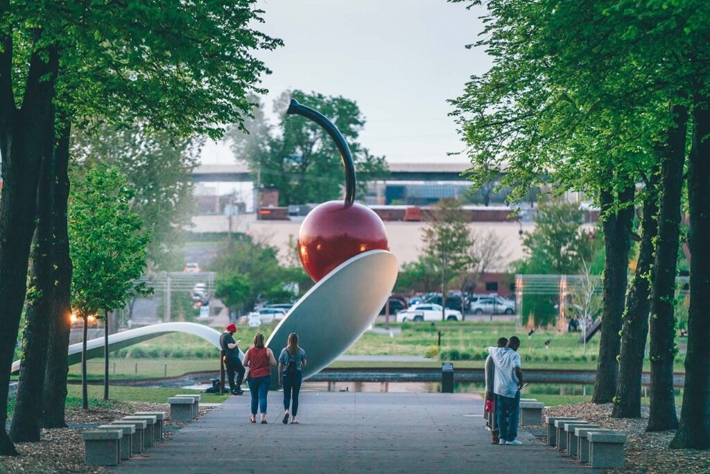 Minneapolis Sculpture Garden - Spoonbridge and Cherry